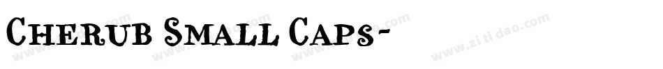 Cherub Small Caps字体转换